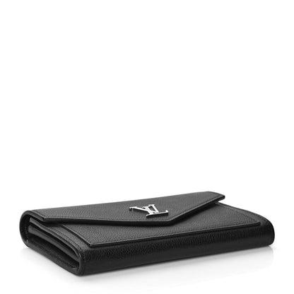 Louis Vuitton Soft Calfskin My Lockme Wallet Black 4 of 10