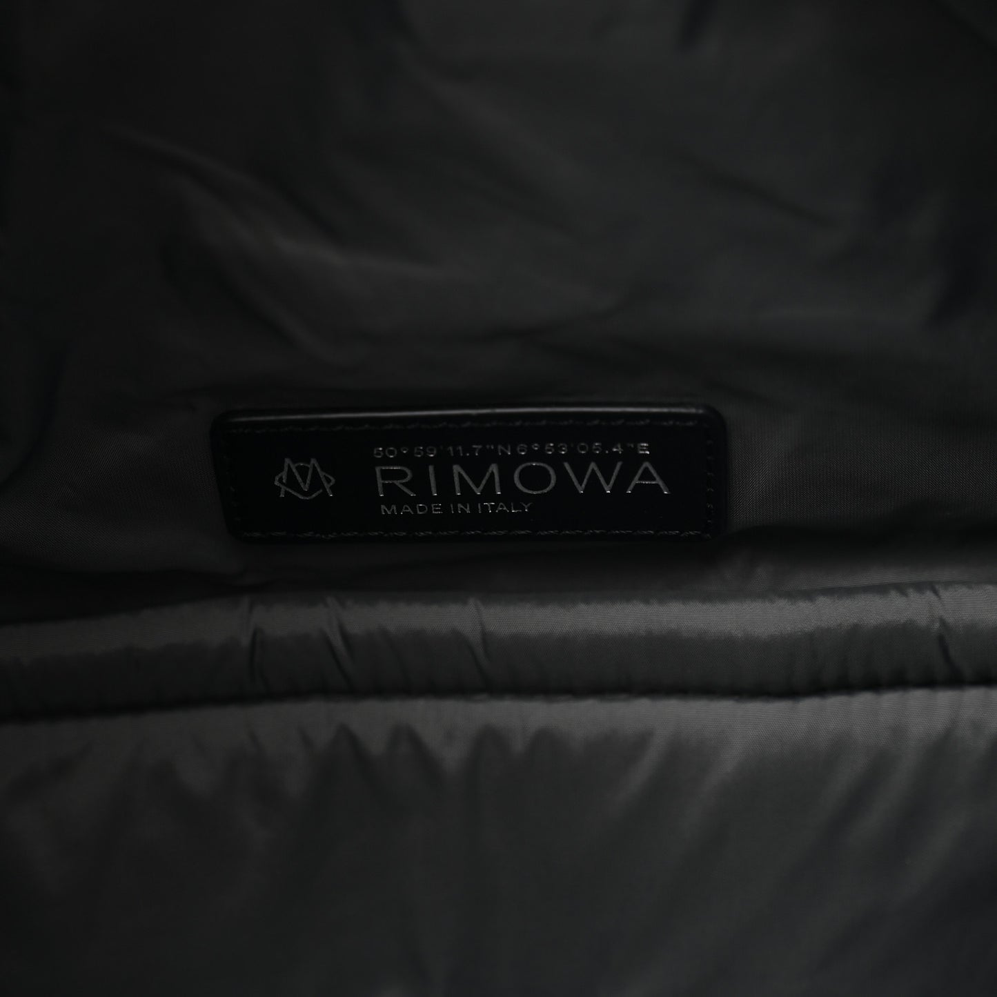 Nylon Signature Duffle  Black