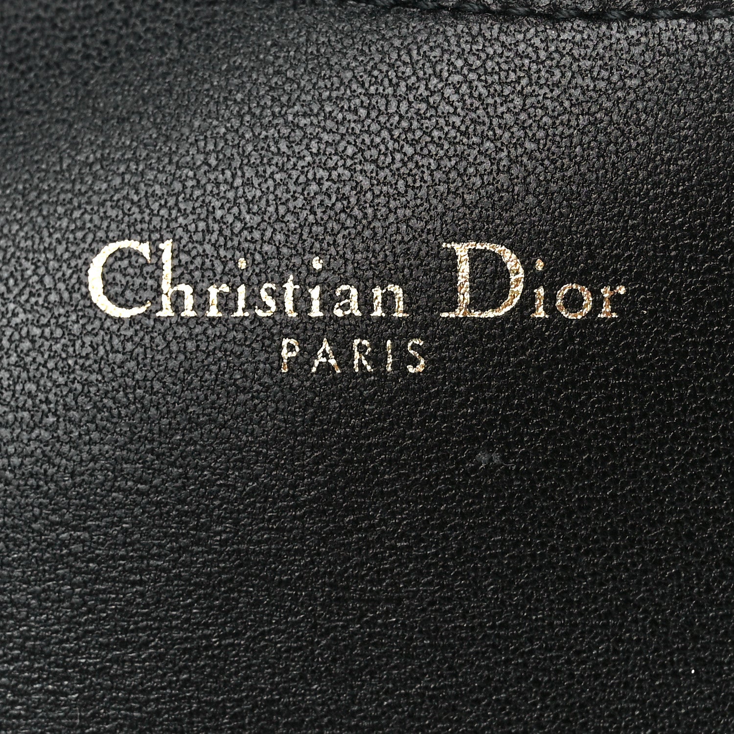 Christian Dior Grained Calfskin Saddle 5-Gusset Card Holder Black 6 of 11