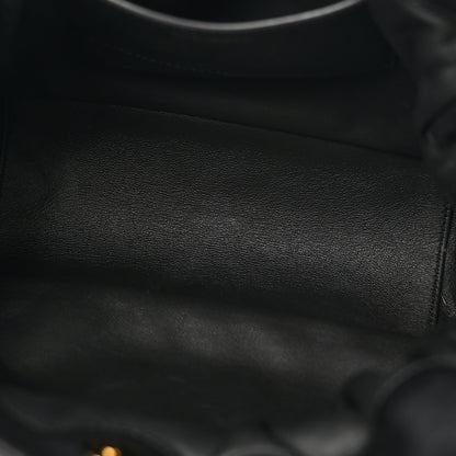 Saint Laurent Lambskin Matelasse Monogram Medium Jamie Shoulder Pouch Bag Black 5 of 12