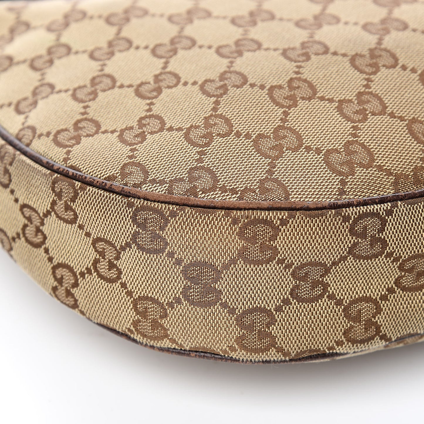 Monogram Medium Half Moon Hobo Dark Brown