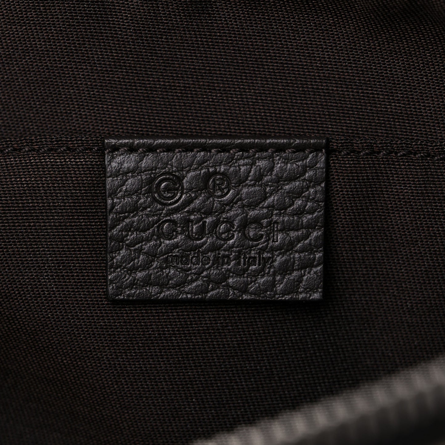 Monogram Belt Bag Dark Brown