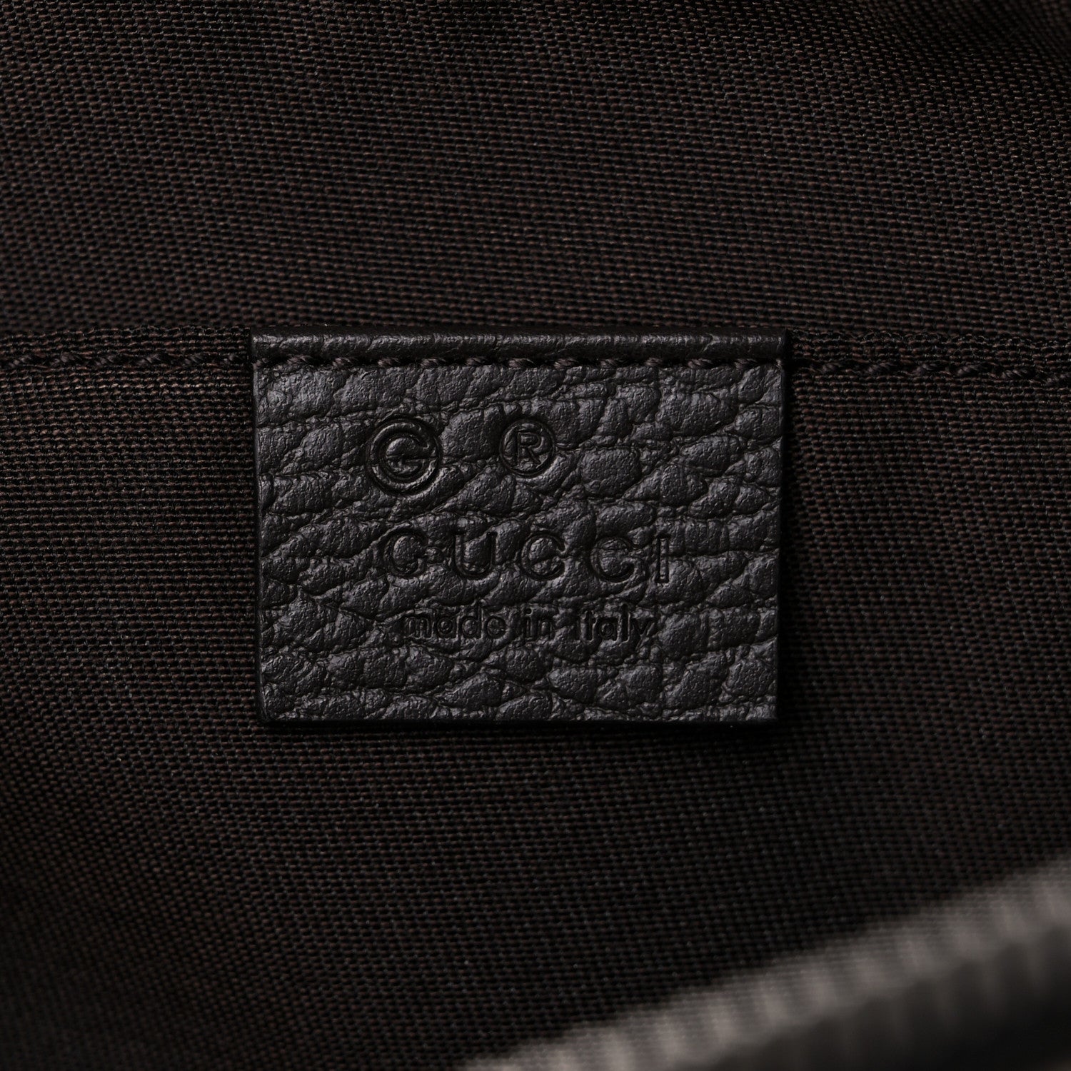 Gucci Monogram Belt Bag Dark Brown 6 of 10