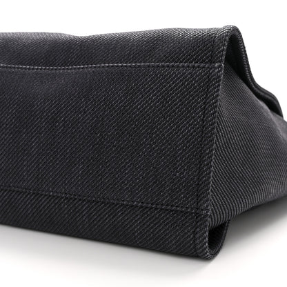 Chanel Canvas Medium Deauville Tote Black 10 of 11