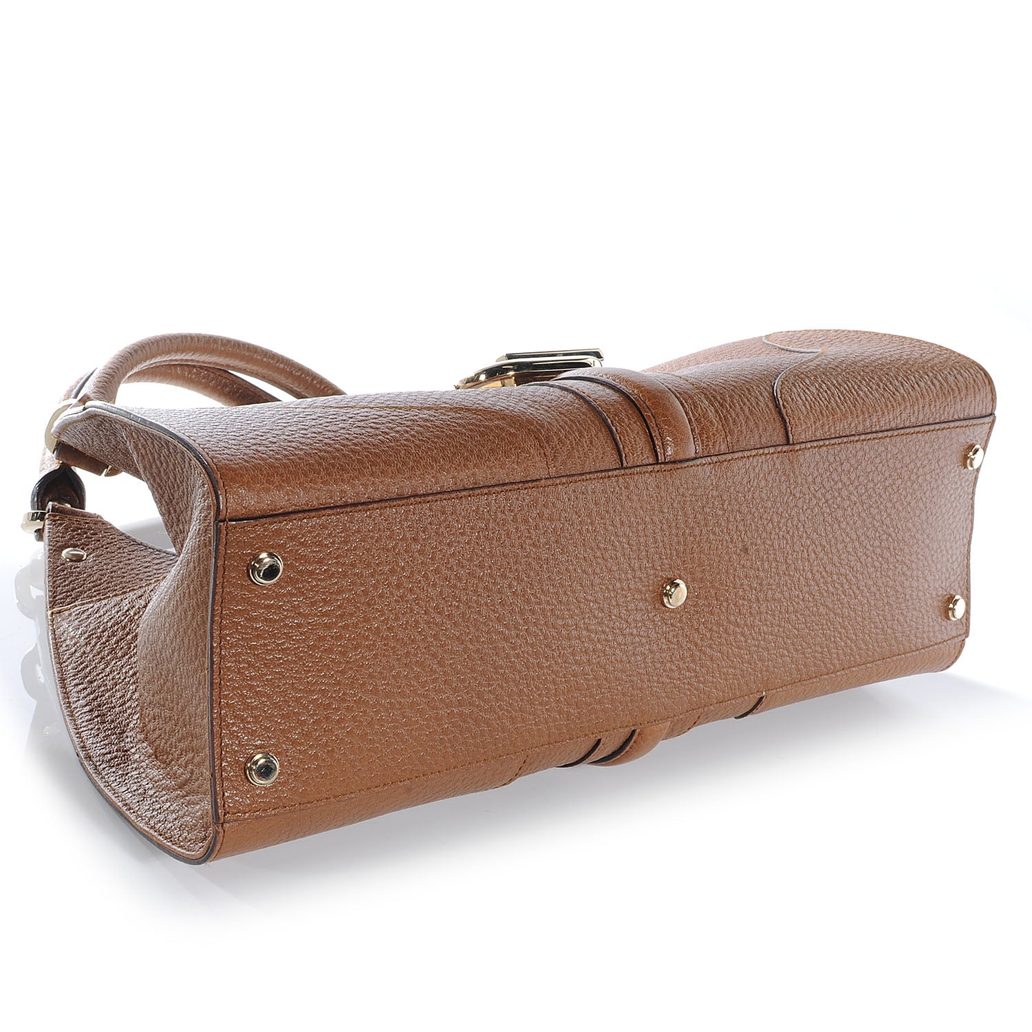 Gucci Leather Medium Bardot Brown 4 of 7