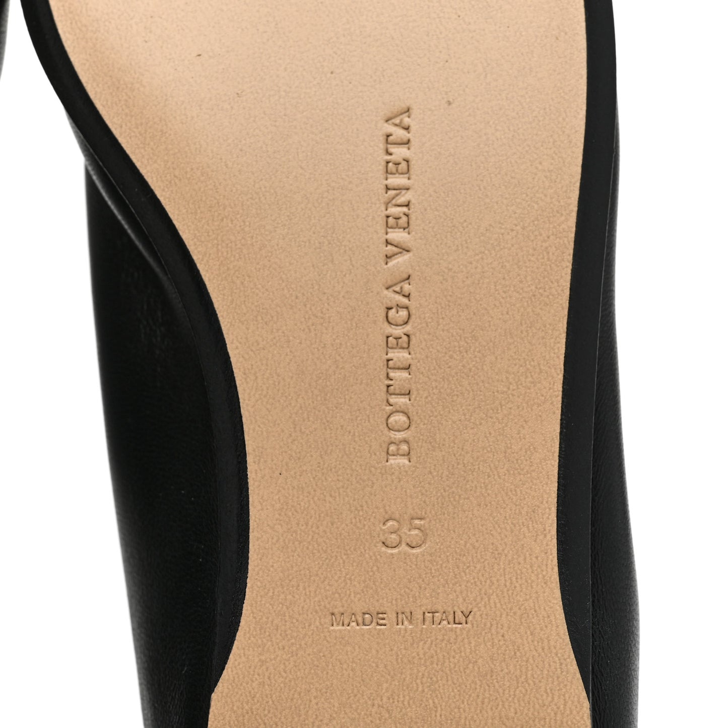 Nappa Almond Flats 35 Black