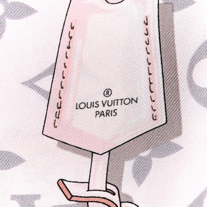 Louis Vuitton Silk Monogram Confidential Bandeau Light Pink 4 of 4