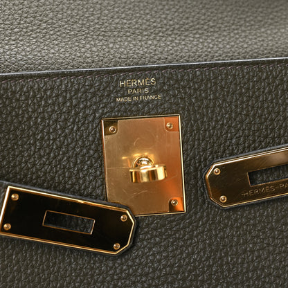 Hermes Togo Kelly Retourne 28 Vert De Gris 6 of 11