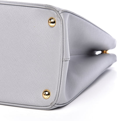 Prada Saffiano Medium Galleria Double Zip Tote Granito 10 of 14