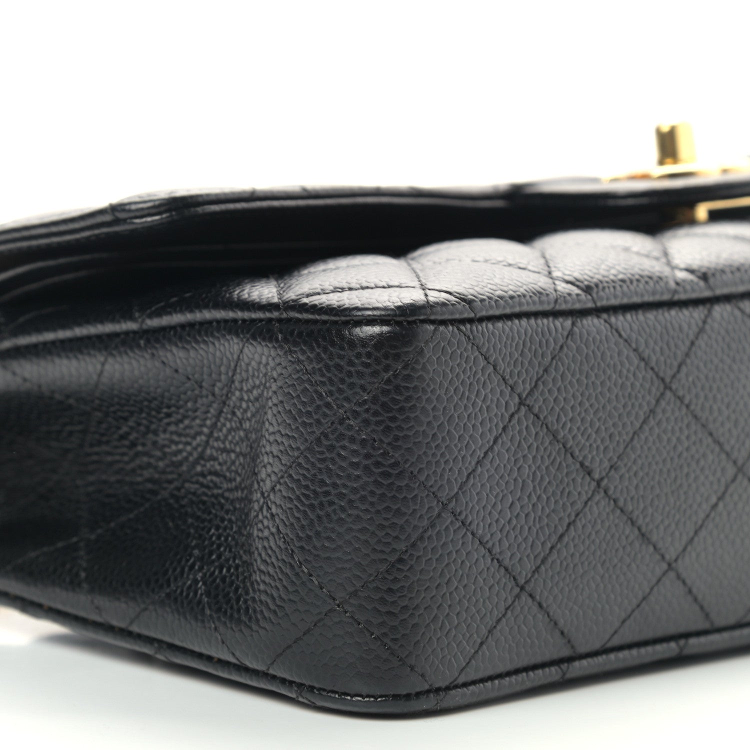 Chanel Caviar Quilted Medium Double Flap Black 9 of 12
