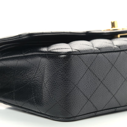Chanel Caviar Quilted Medium Double Flap Black 9 of 12