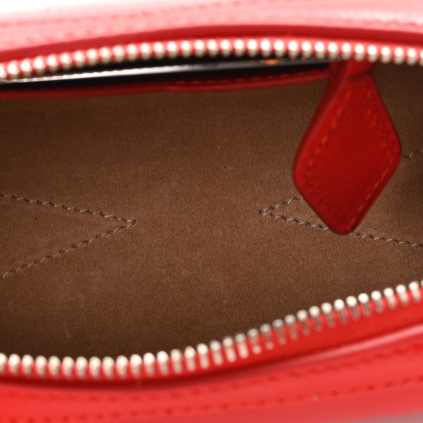 Goatskin Small Le Teckel Bag Rouge