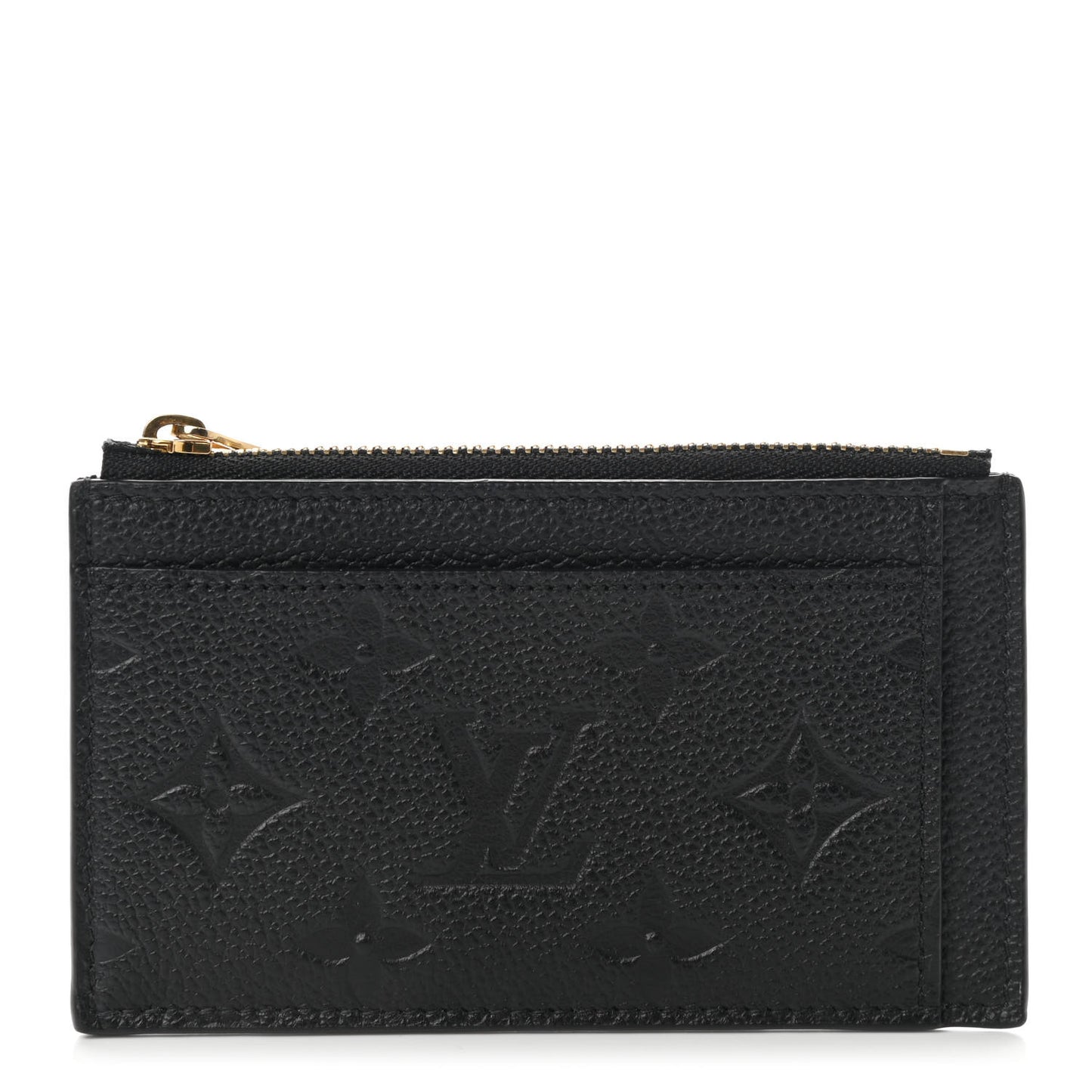 Empreinte Zipper Card Holder Black