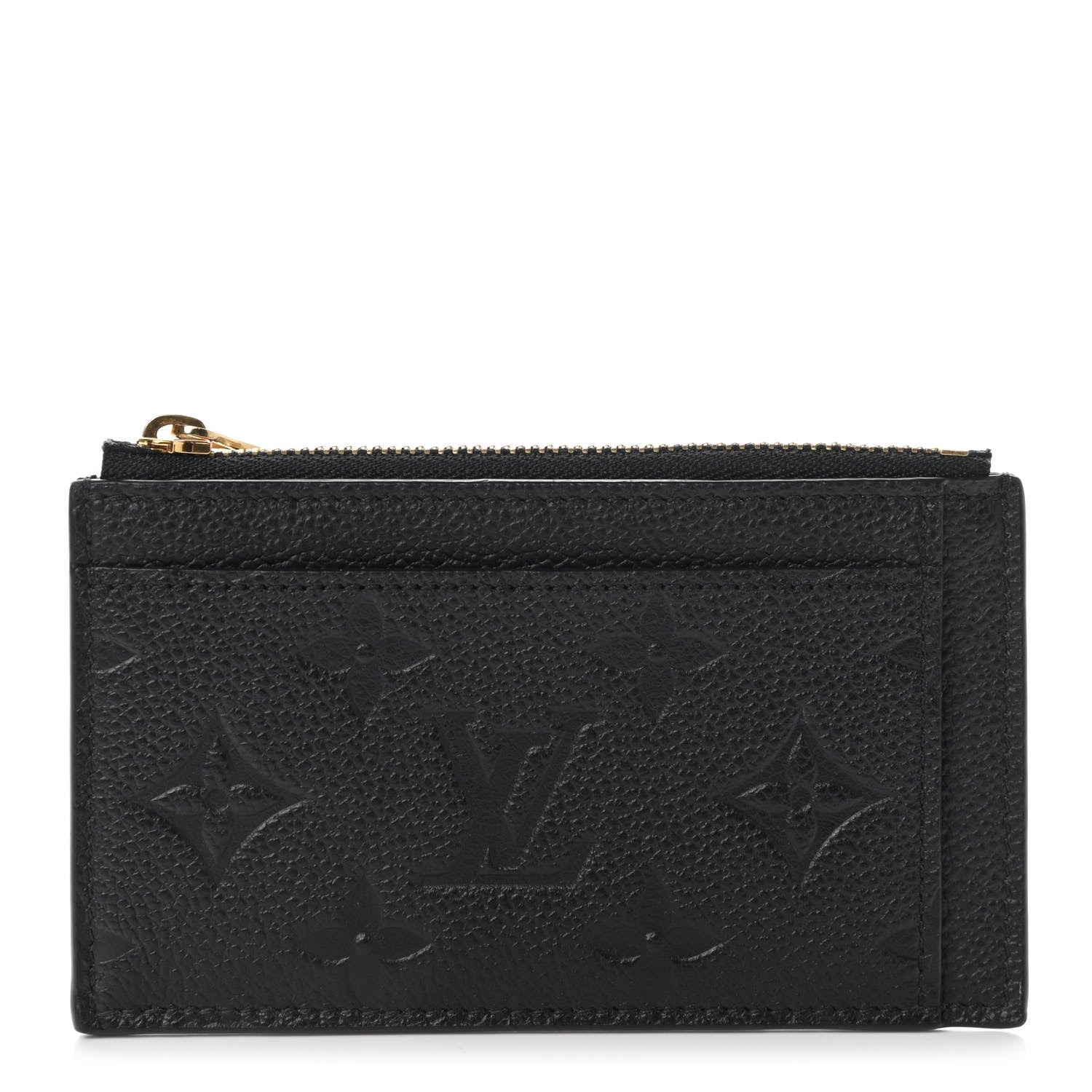 Louis Vuitton Empreinte Zipper Card Holder Black 1 of 6