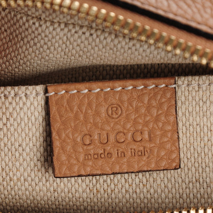 Gucci Pebbled Calfskin Small Soho Disco Bag Camelia 6 of 7