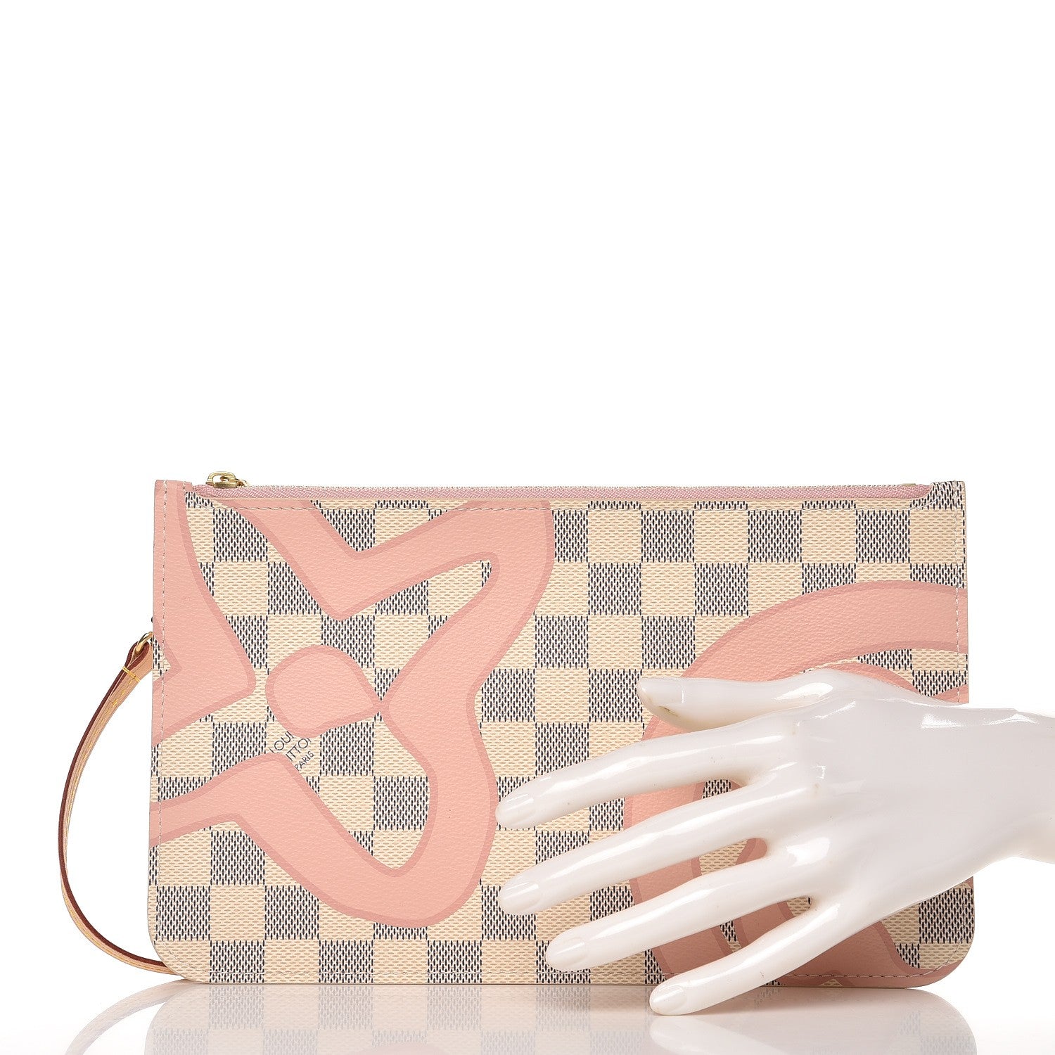 Louis Vuitton Damier Azur Tahitienne Neverfull MM GM Pochette 2 of 8