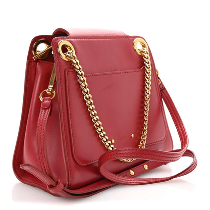 Chloe Shiny Calfskin Mini Annie Shoulder Bag Dreamy Red 3 of 10