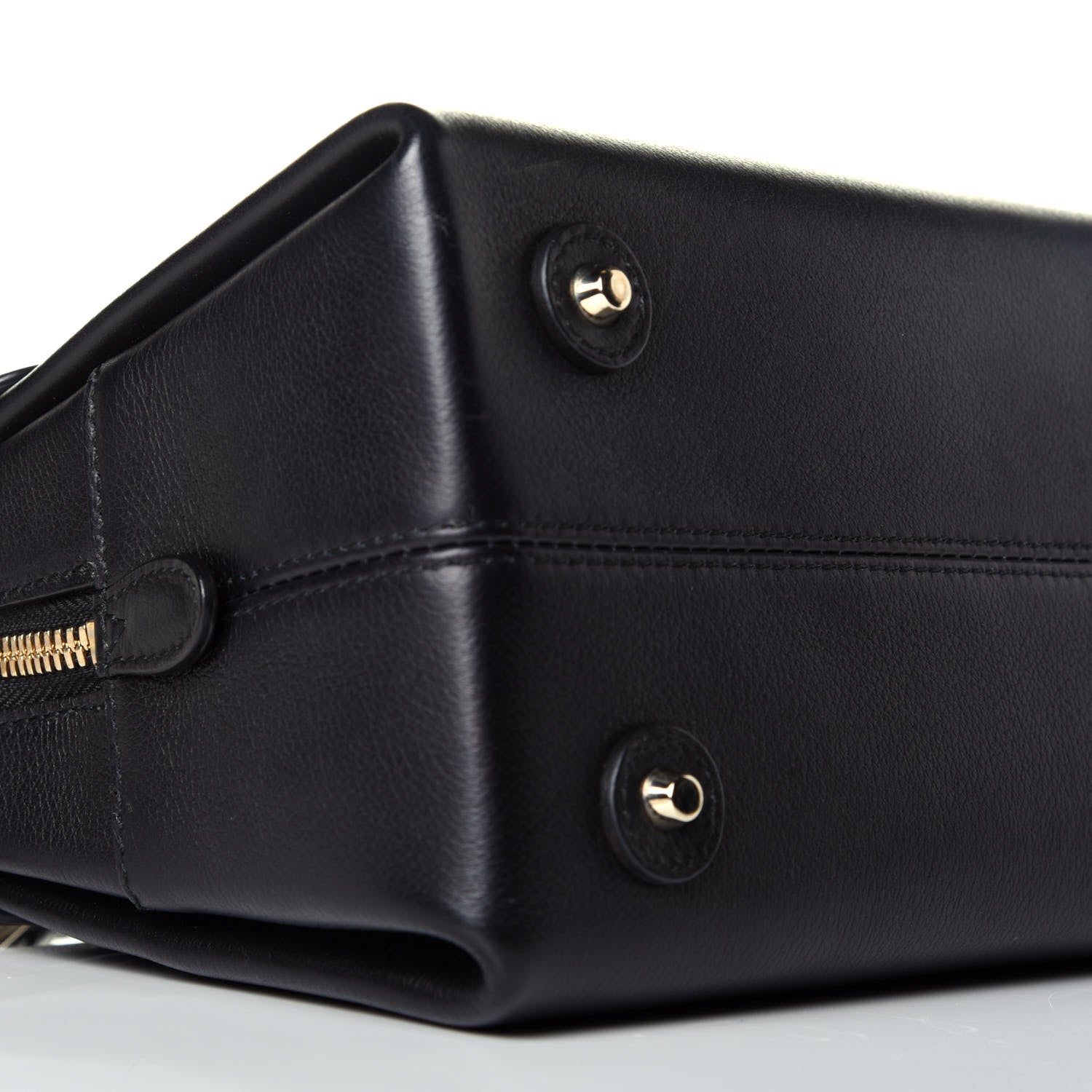 Christian Dior Calfskin Top Handle Flap Black 8 of 9