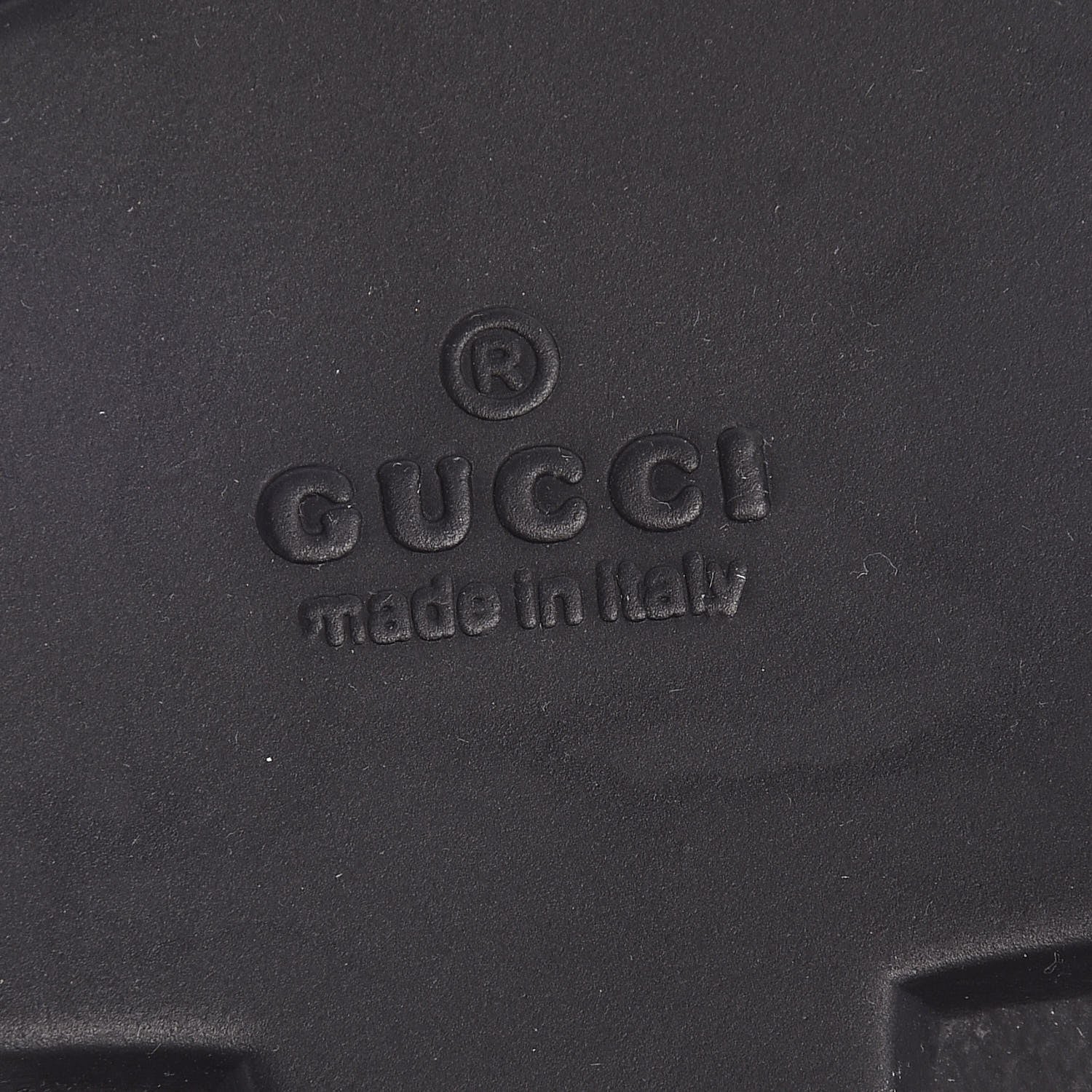 Gucci Rubber Web Mens Lug Sole Slide Sandals 11 Black Green Red 7 of 8