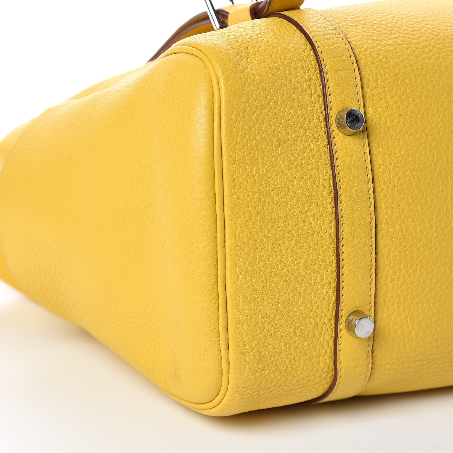 Hermes Taurillon Clemence Sac Purseangle 35 Soleil 5 of 10