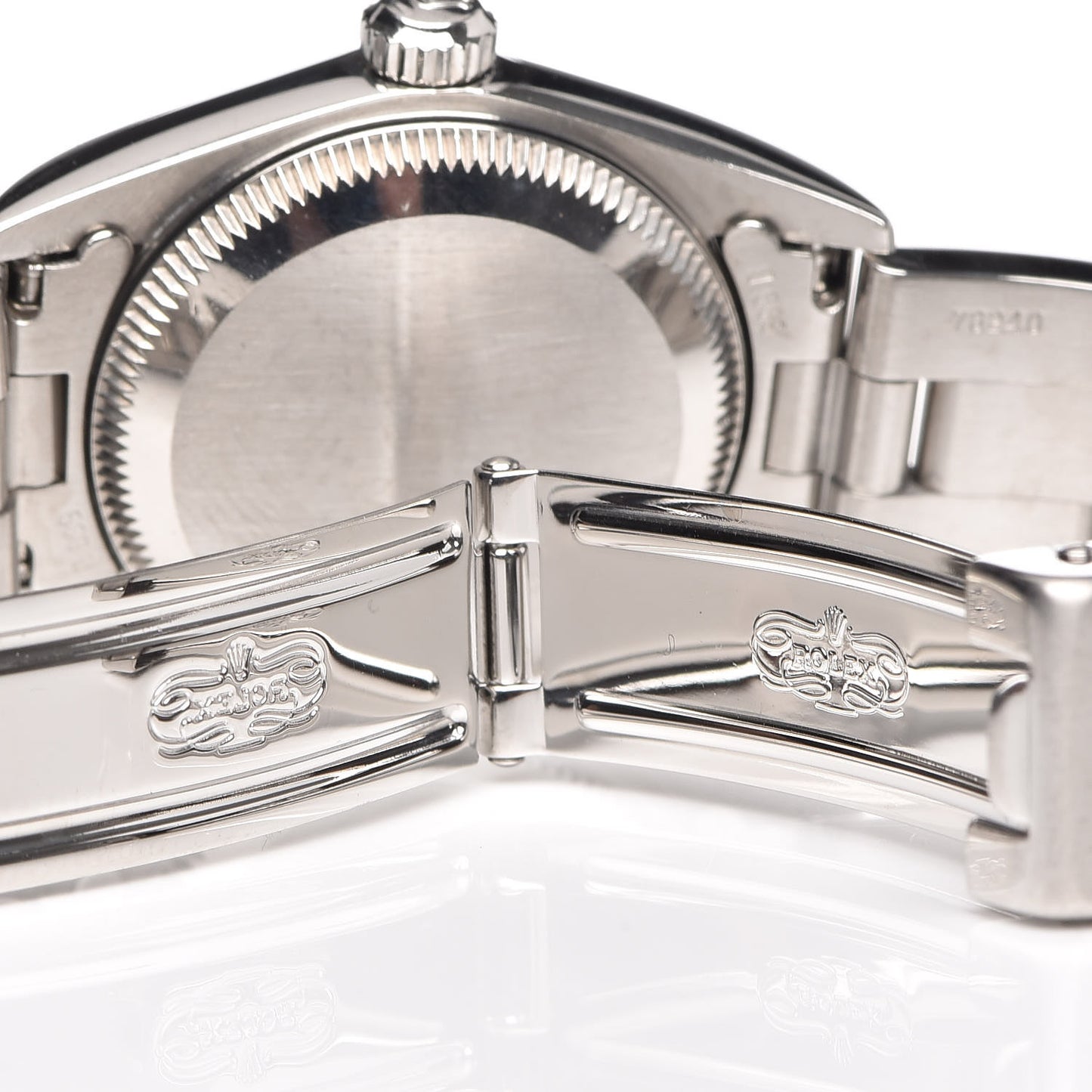 Stainless Steel 24mm Oyster Perpetual Watch Blue 76080