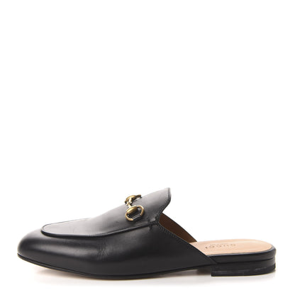 Gucci Calfskin Womens Princetown Slippers 37 Black 1 of 9