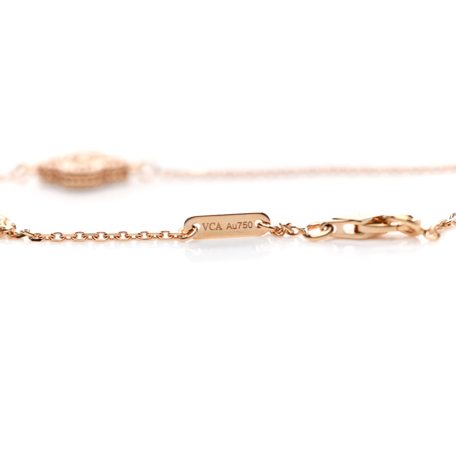 Van Cleef & Arpels 18K Rose Gold Sweet Alhambra Bracelet 5 of 5