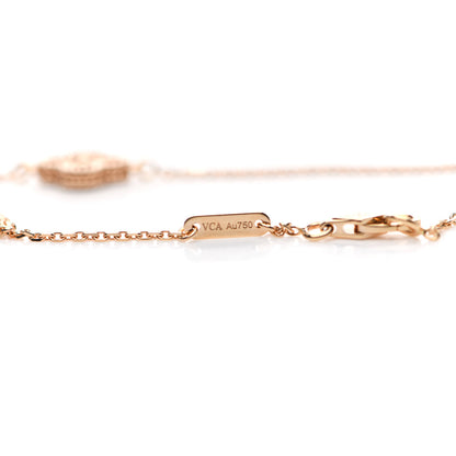 Van Cleef & Arpels 18K Rose Gold Sweet Alhambra Bracelet 5 of 5
