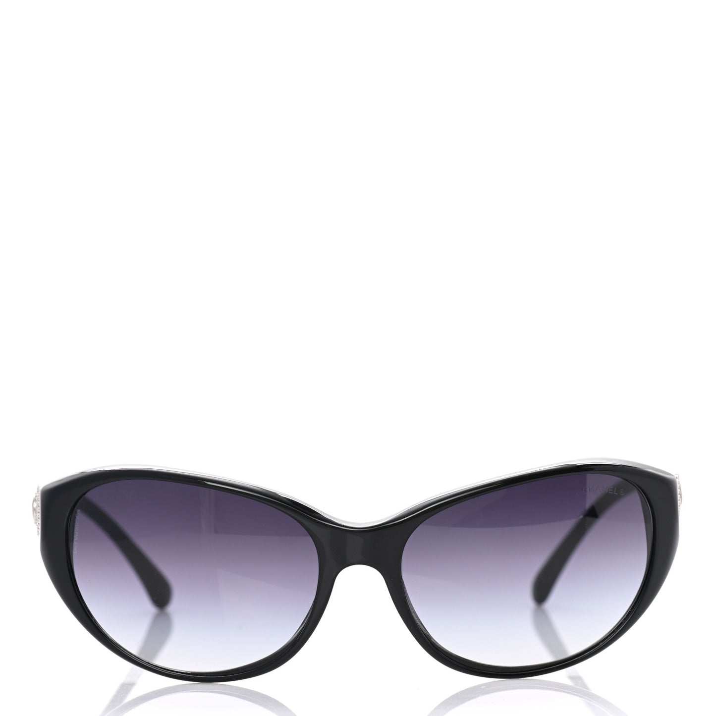 Acetate Collection Bouton Cat Eye Sunglasses 5190 Black
