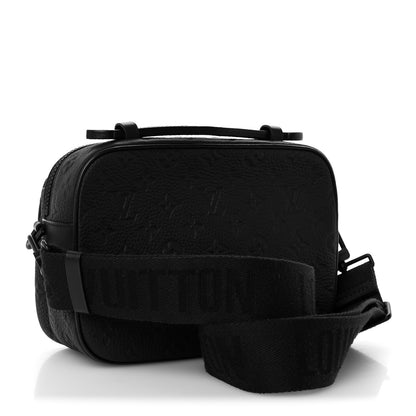 Louis Vuitton Taurillon Monogram S Lock Messenger Black 3 of 12