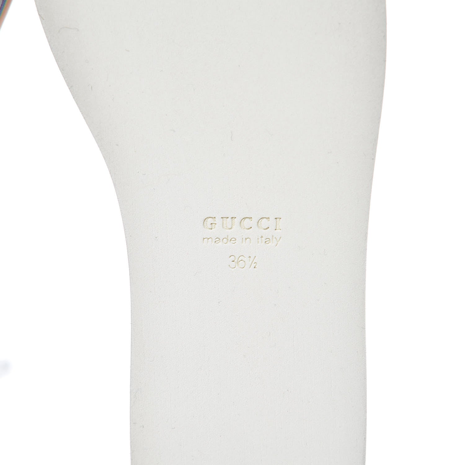 Gucci Metallic Nappa Peggy Platform Sneakers 36.5 Oro Vecchio 8 of 10