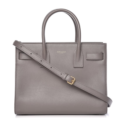Saint Laurent Calfskin Baby Sac de Jour Fog 1 of 11