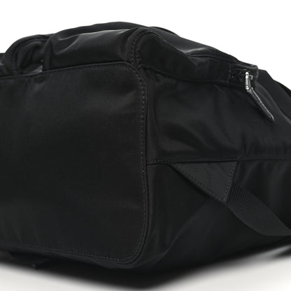 Prada Tessuto Nylon Saffiano Vela Backpack Black 9 of 9