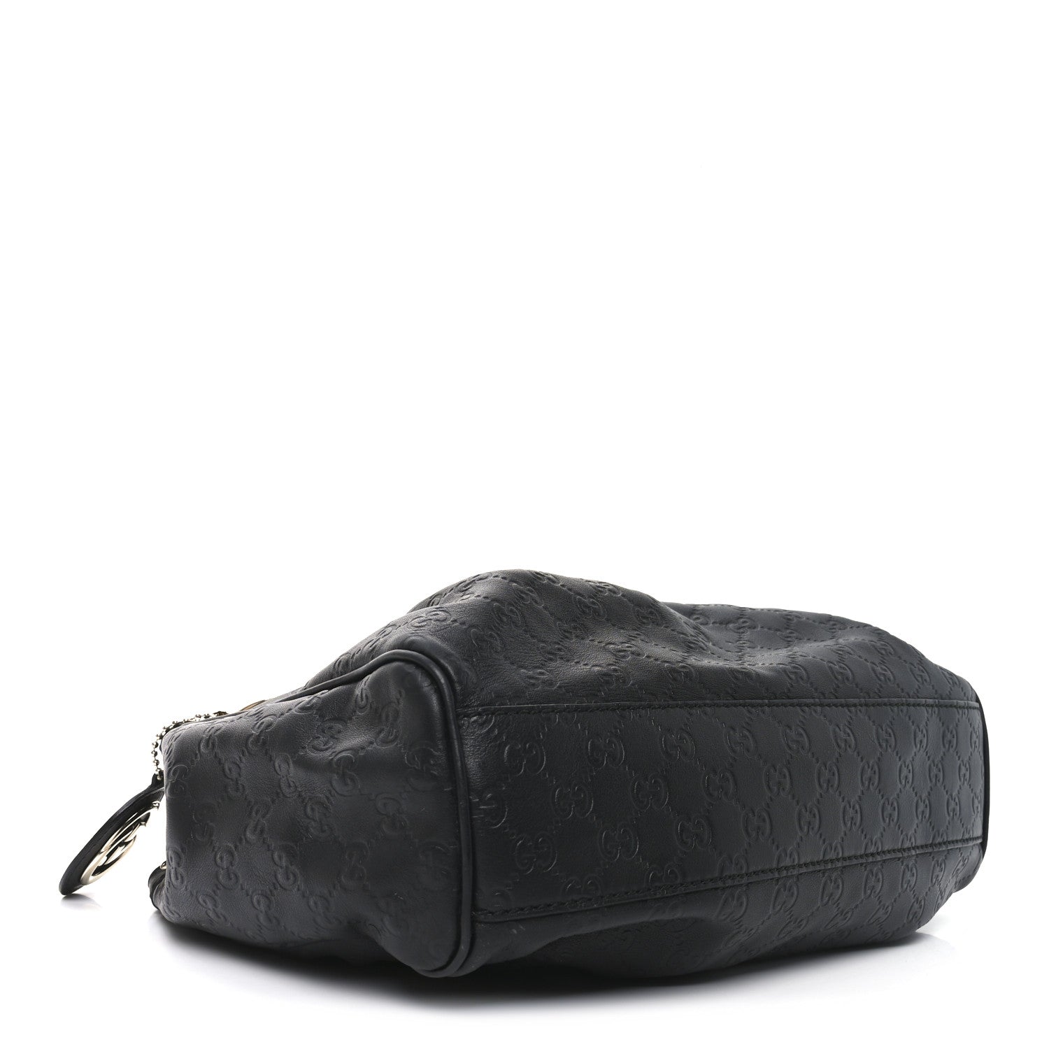 Gucci Guccissima Medium Sukey Tote Black 4 of 10