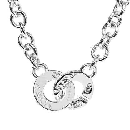 Tiffany Sterling Silver 1837 Circle Clasp Necklace 4 of 4