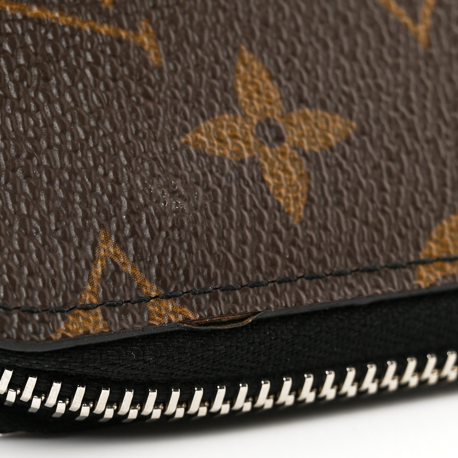 Louis Vuitton Monogram Macassar Vertical Zippy Wallet 9 of 9