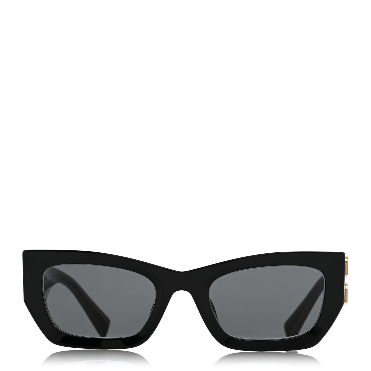 Acetate Miu Glimpse Sunglasses SMU 09WS Black