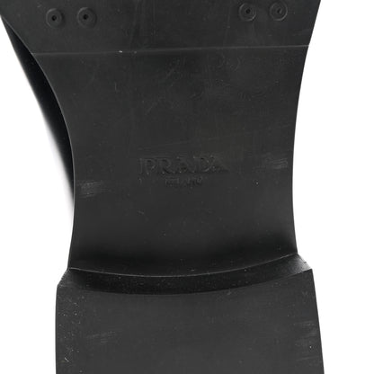 Prada Spazzolato Mens Derby Loafers 9 Black 7 of 9