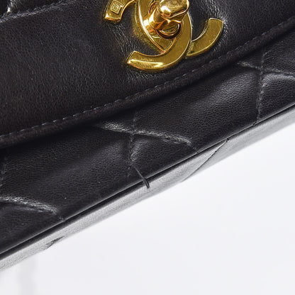 Chanel Lambskin Quilted Medium Single Flap Black 12 of 12