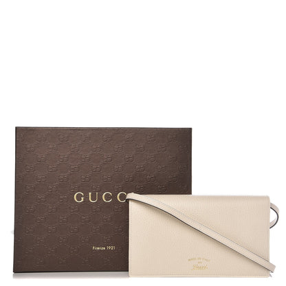 Gucci Dollar Calfskin Mini Swing Wallet Bag Mystic White 9 of 9