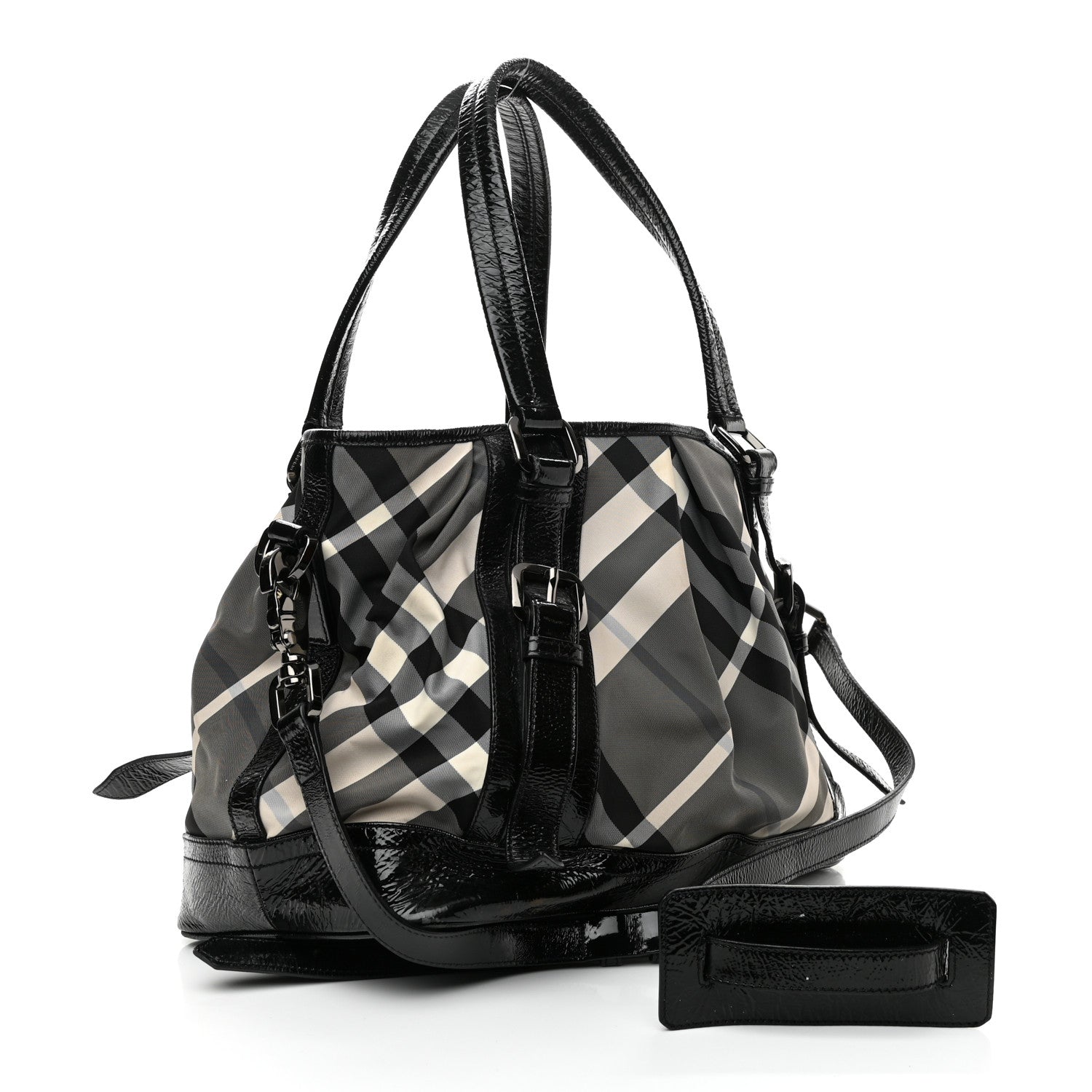Burberry Nylon Beat Check Lowry Black 3 of 10