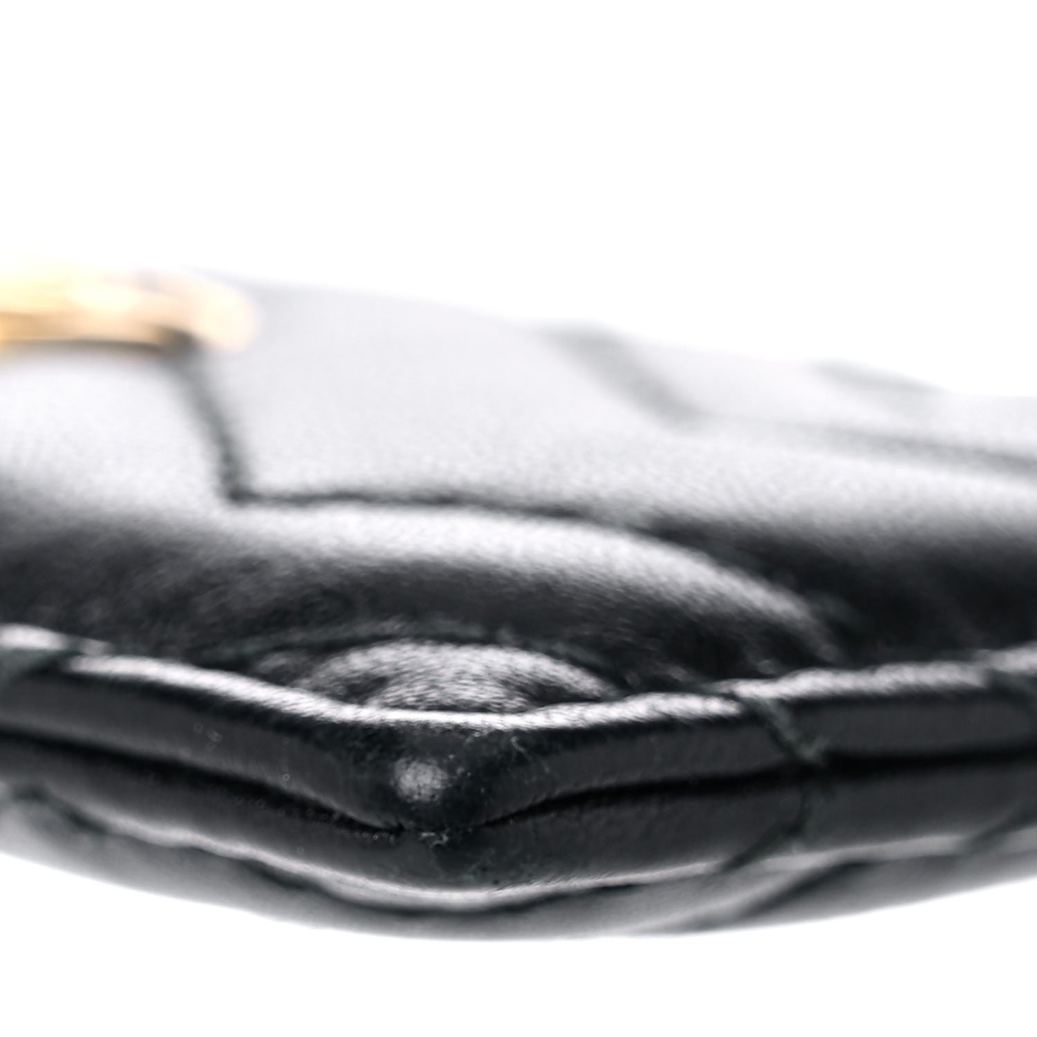 Gucci Calfskin Matelasse GG Marmont Card Holder Black 8 of 12