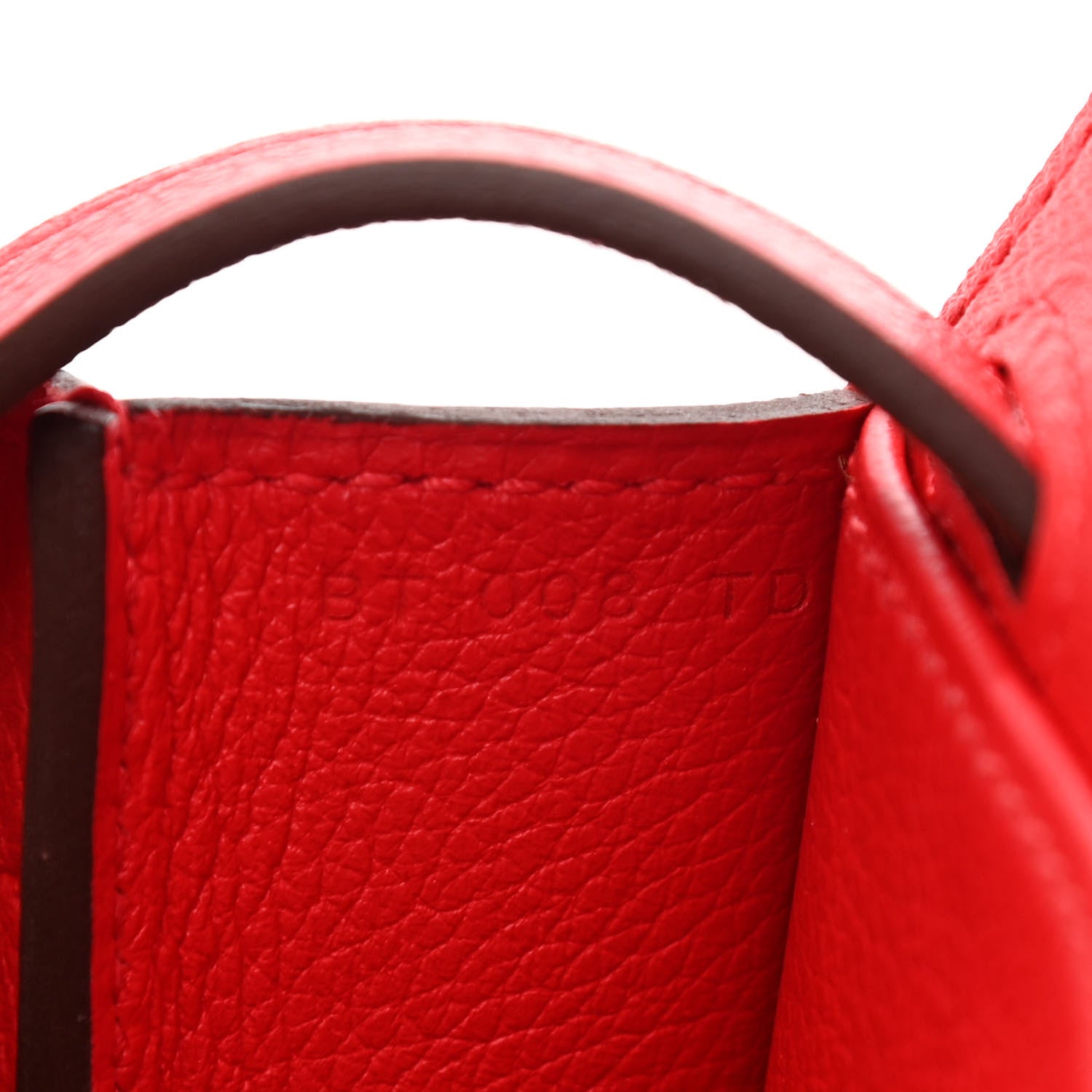 Hermes Evercolor Halzan 25 Rouge De Coeur 7 of 11
