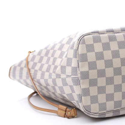 Louis Vuitton Damier Azur Neverfull MM 7 of 9