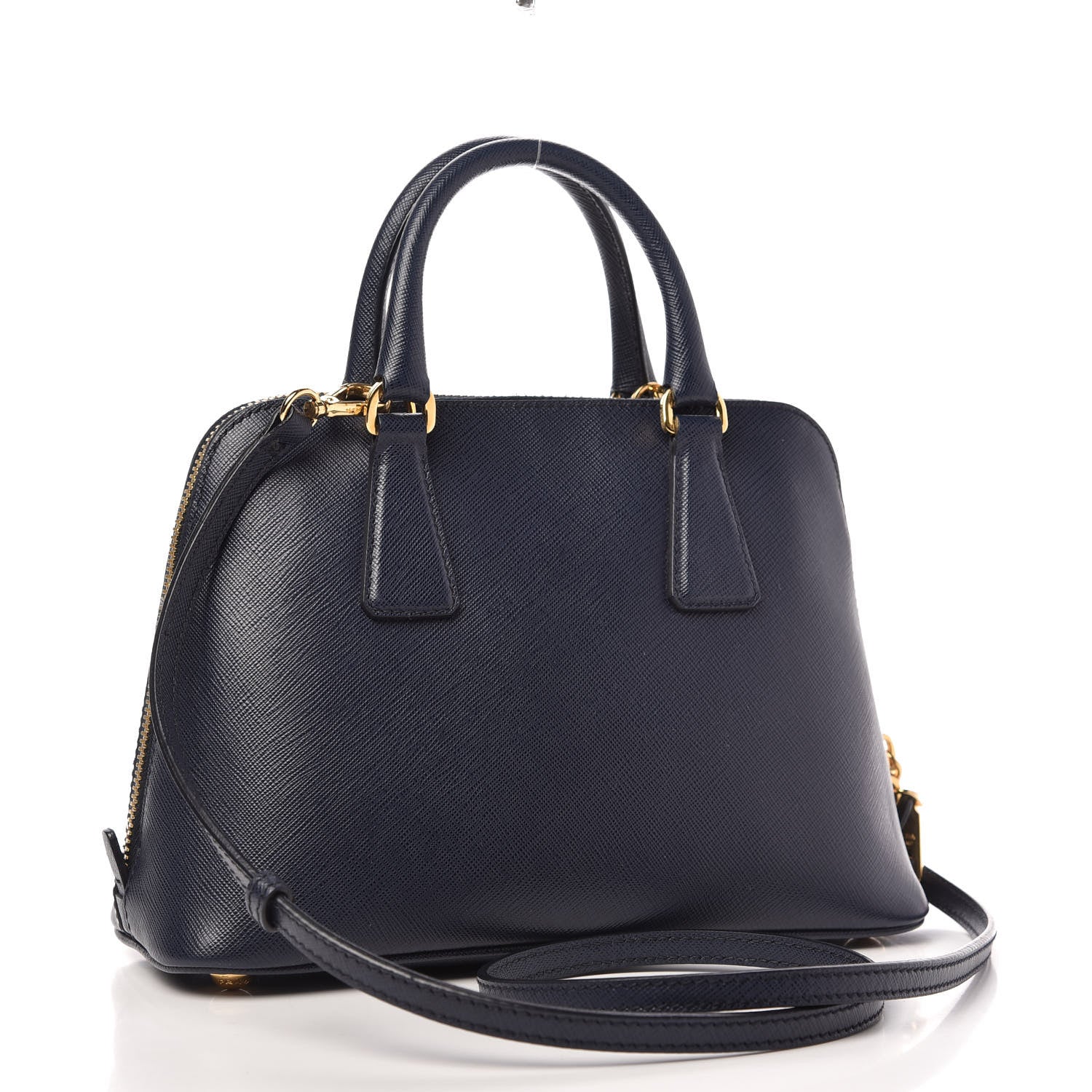 Prada Saffiano Lux Small Promenade Tote Baltico 3 of 10