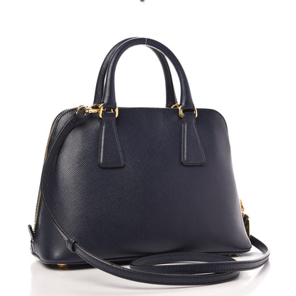 Prada Saffiano Lux Small Promenade Tote Baltico 3 of 10