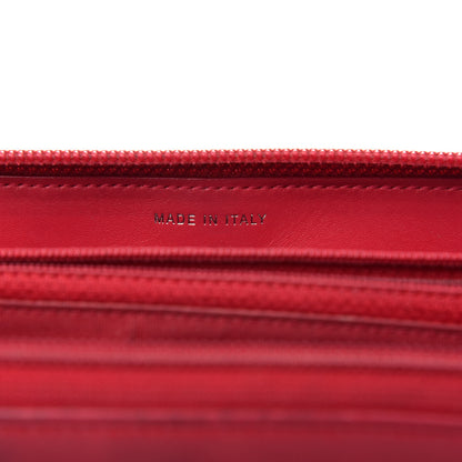 Chanel Caviar Large Timeless CC Zip Around Wallet Red 7 of 9