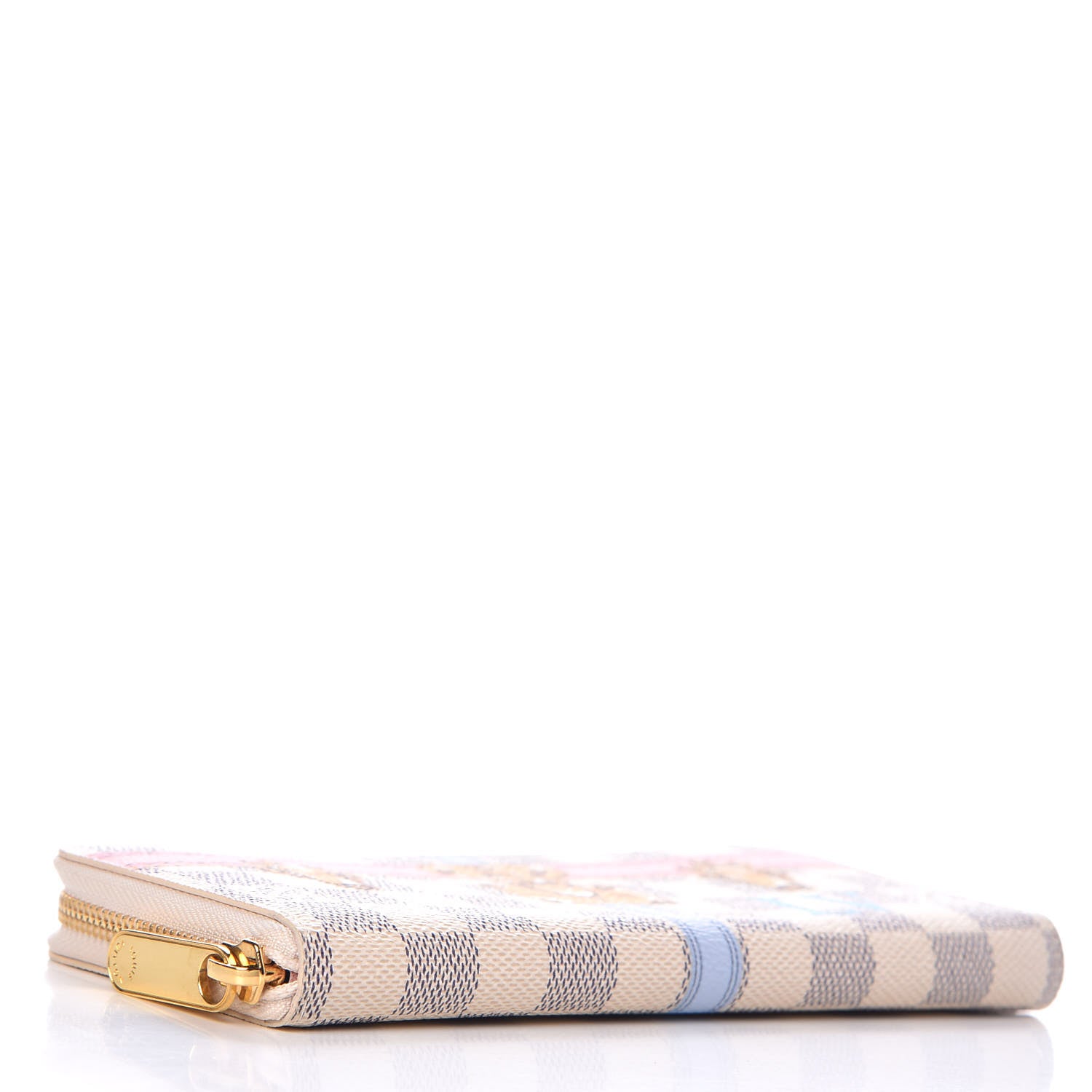 Louis Vuitton Damier Azur Summer Trunks Clemence Wallet 4 of 13