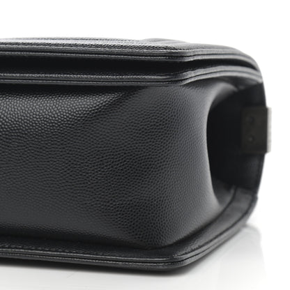 Chanel Caviar Quilted Medium Boy Flap Black 10 of 11