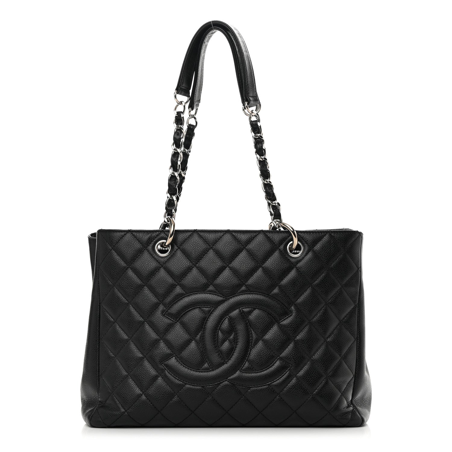 Chanel Caviar Quilted Grand Shopping Tote GST Black 1 of 13